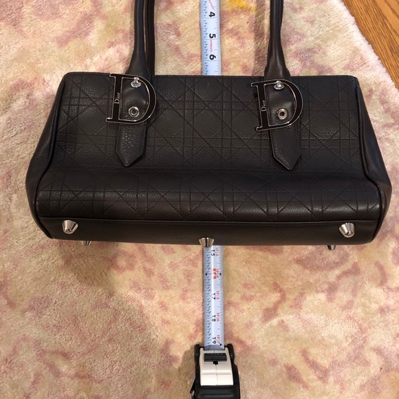 Dior Brown Leather Vintage Handbag - Picture 6 of 12